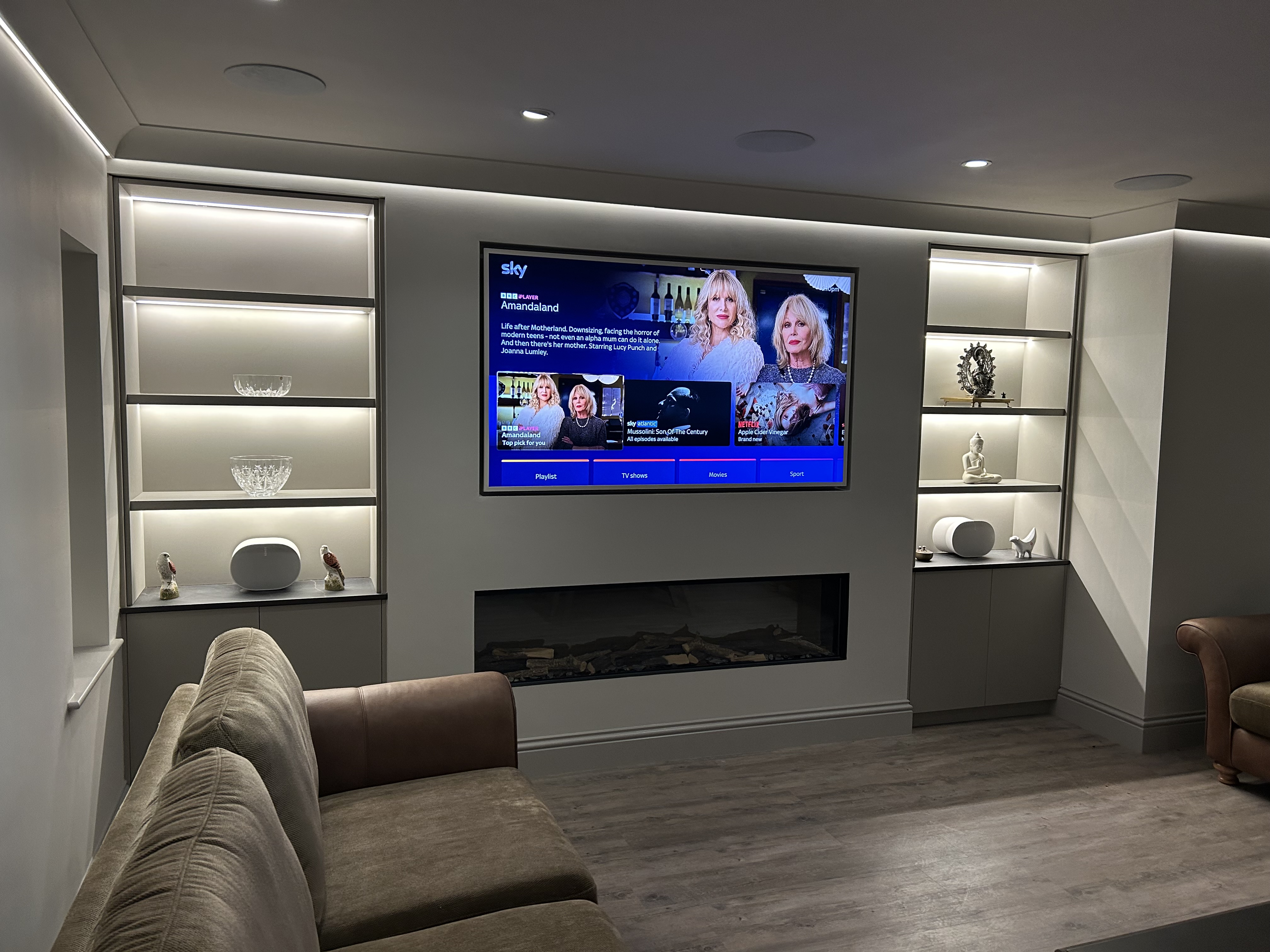 Extension and Refurb, Wirral — cinema room
